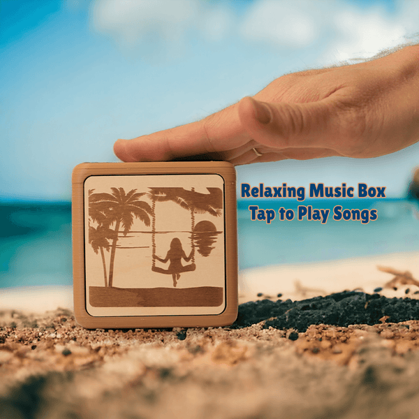 Anxiety Relief Music Box | Nature Inspired Mental Health Gift